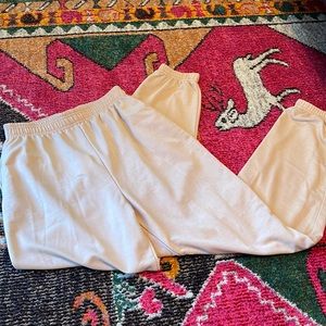 NWOT Missguided sweatpants tan